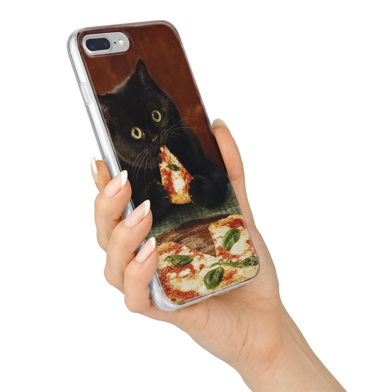Midnight Margherita iPhone 7 Plus Bumper Case on Silver iPhone Alternative Image