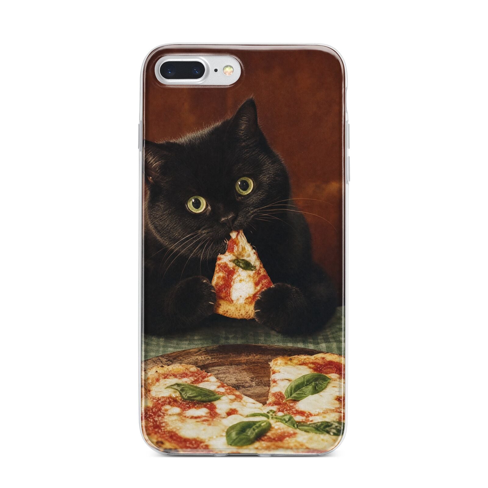 Midnight Margherita iPhone 7 Plus Bumper Case on Silver iPhone