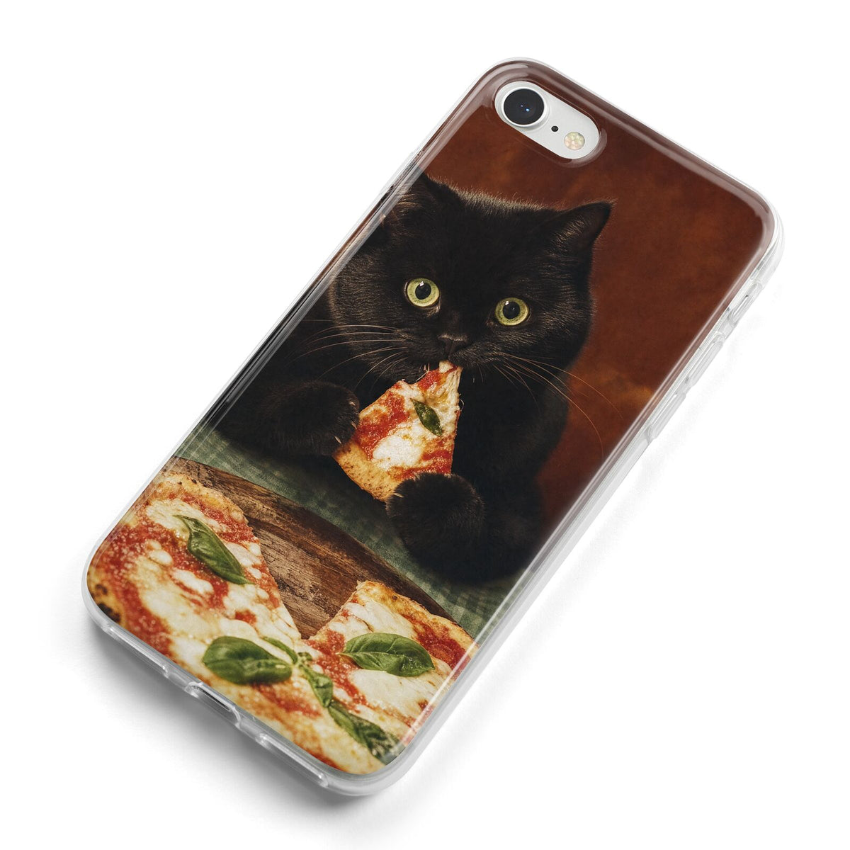Midnight Margherita iPhone 8 Bumper Case on Silver iPhone Alternative Image