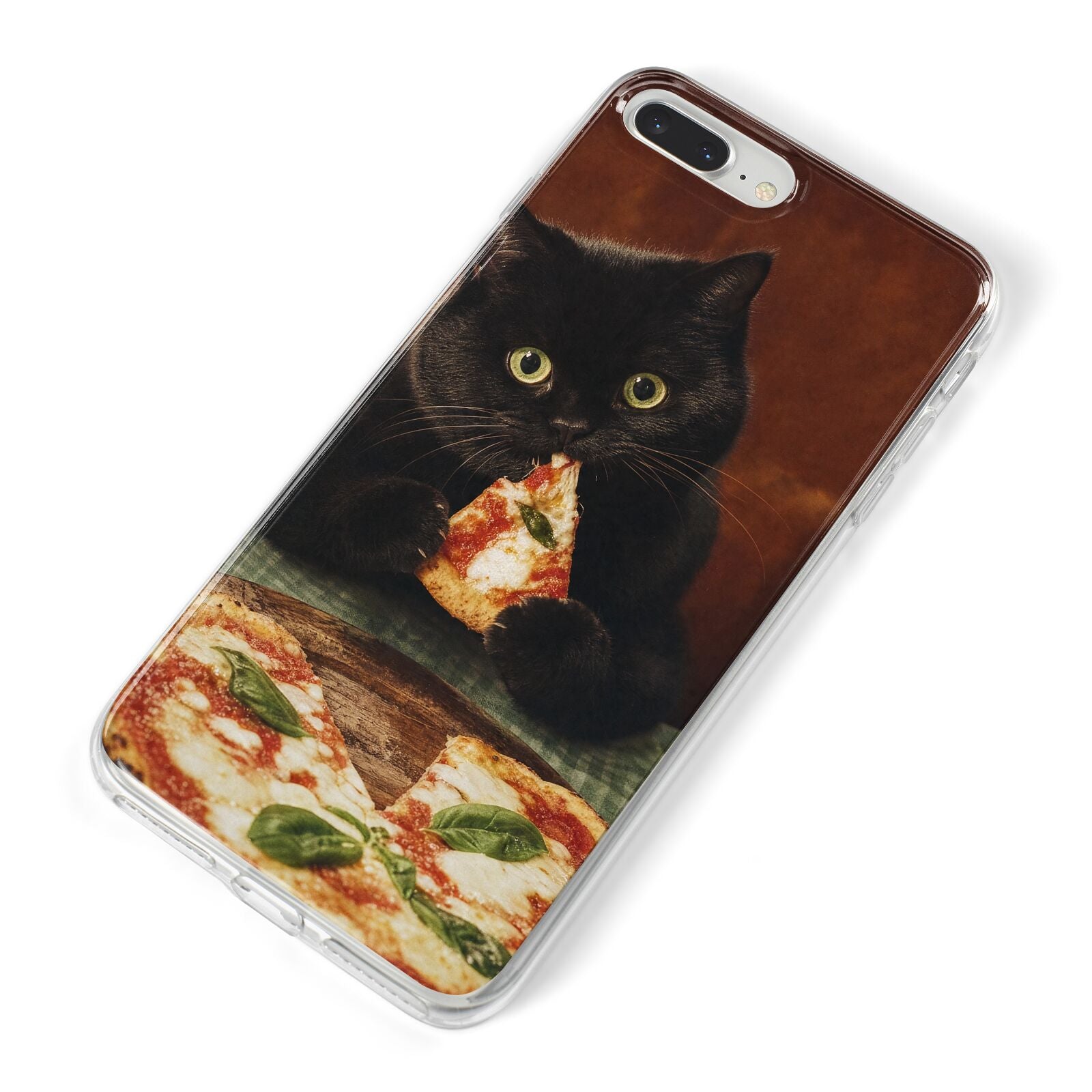 Midnight Margherita iPhone 8 Plus Bumper Case on Silver iPhone Alternative Image
