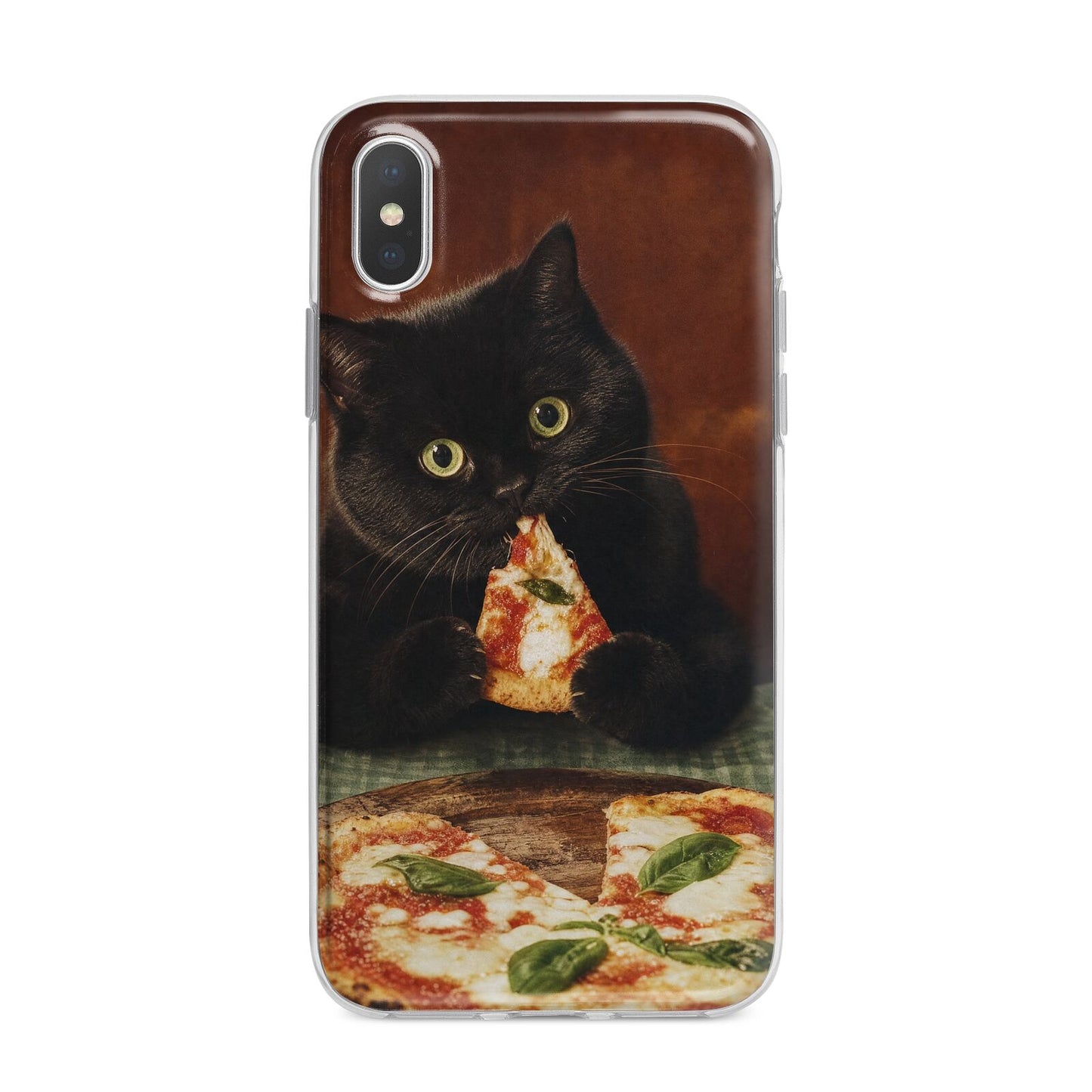 Midnight Margherita iPhone X Bumper Case on Silver iPhone Alternative Image 1