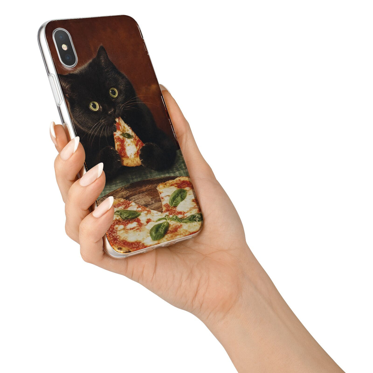 Midnight Margherita iPhone X Bumper Case on Silver iPhone Alternative Image 2