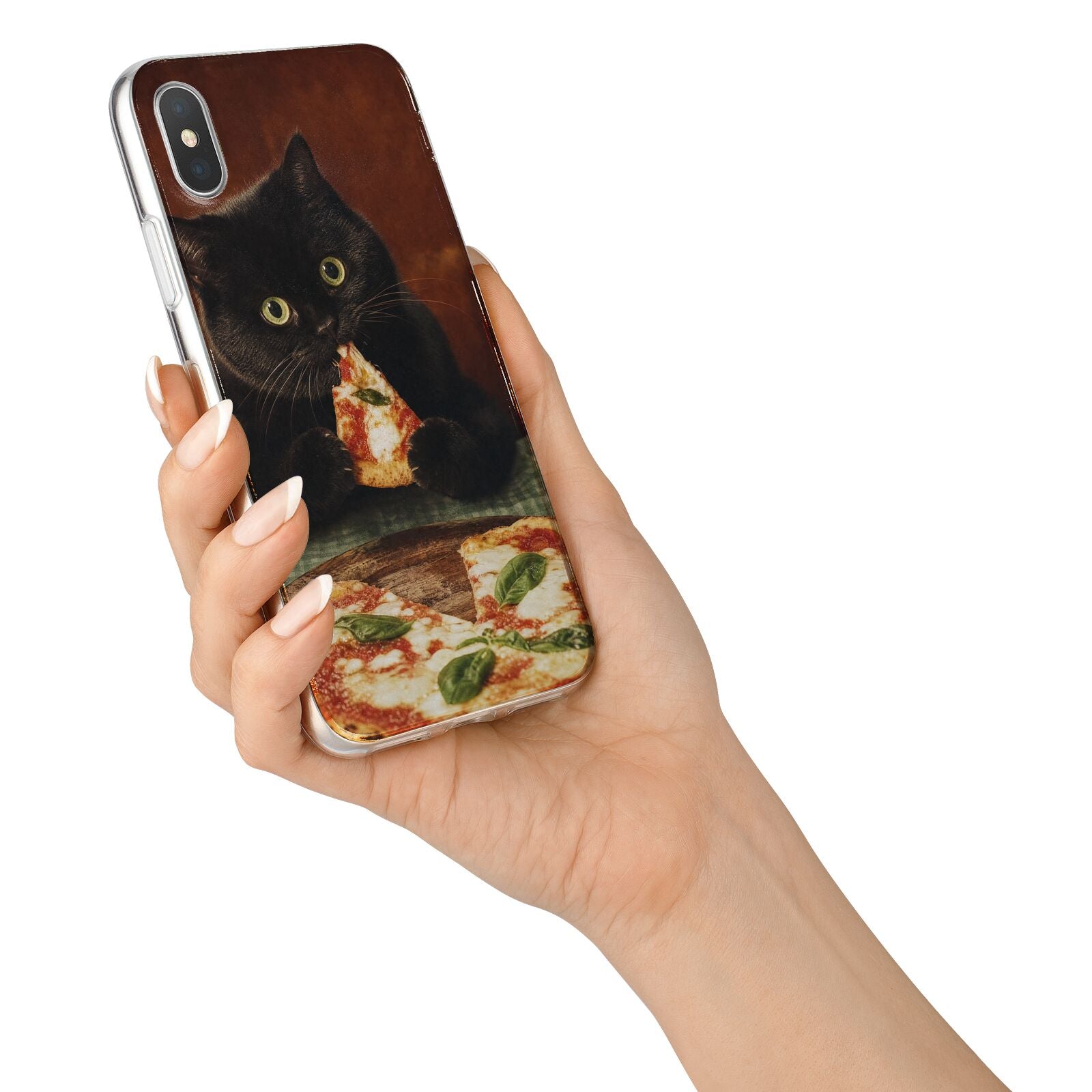 Midnight Margherita iPhone X Bumper Case on Silver iPhone Alternative Image 2