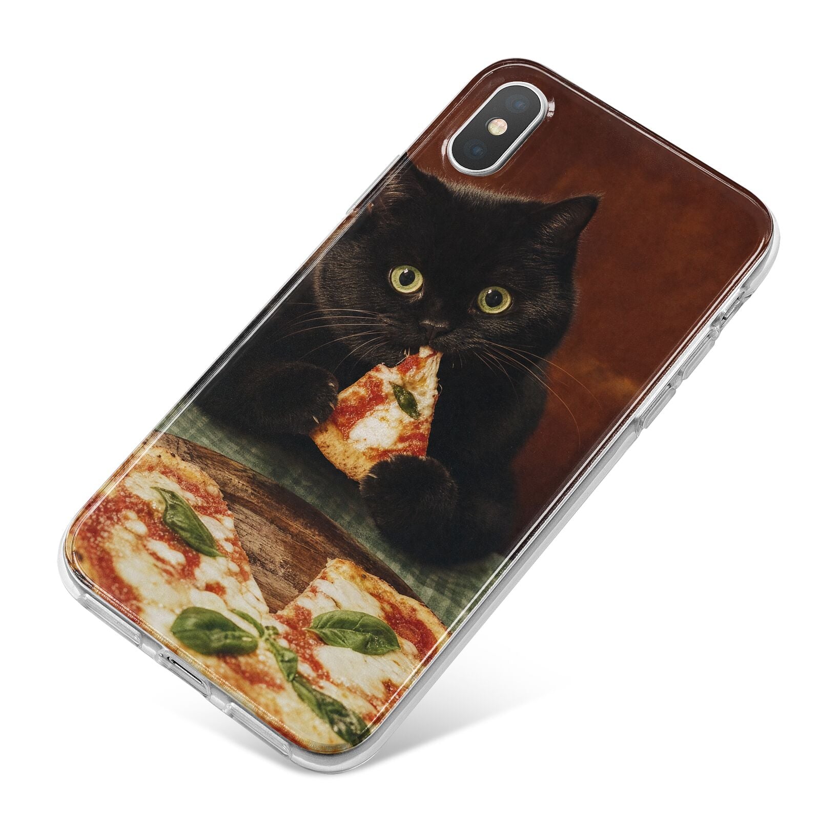 Midnight Margherita iPhone X Bumper Case on Silver iPhone