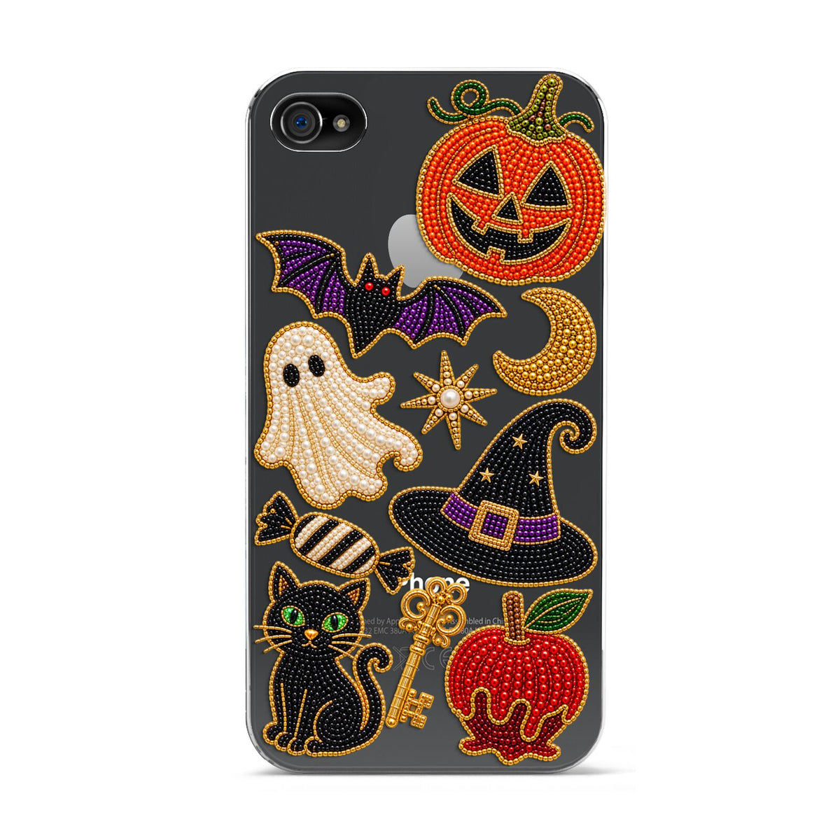 Midnight Mischief Charms Apple iPhone 4s Case