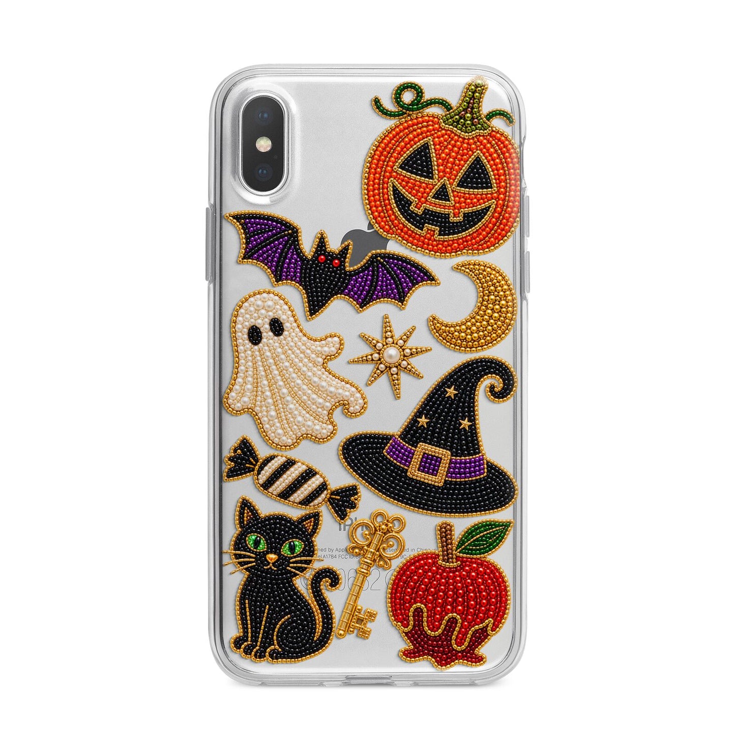 Midnight Mischief Charms iPhone X Bumper Case on Silver iPhone Alternative Image 1