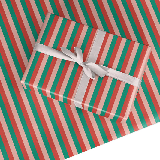 Modern Stripe Custom Wrapping Paper