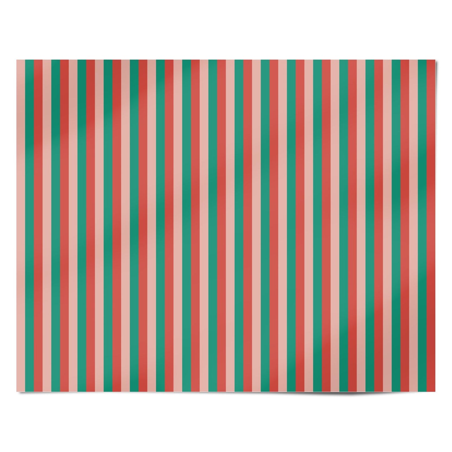Modern Stripe Personalised Wrapping Paper Alternative