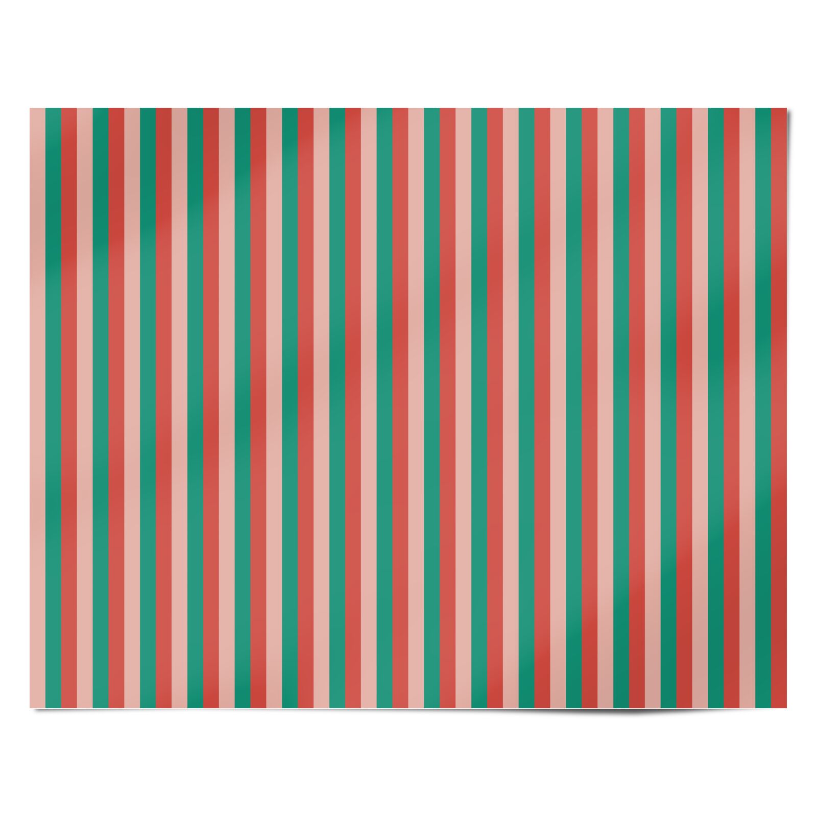 Modern Stripe Personalised Wrapping Paper Alternative