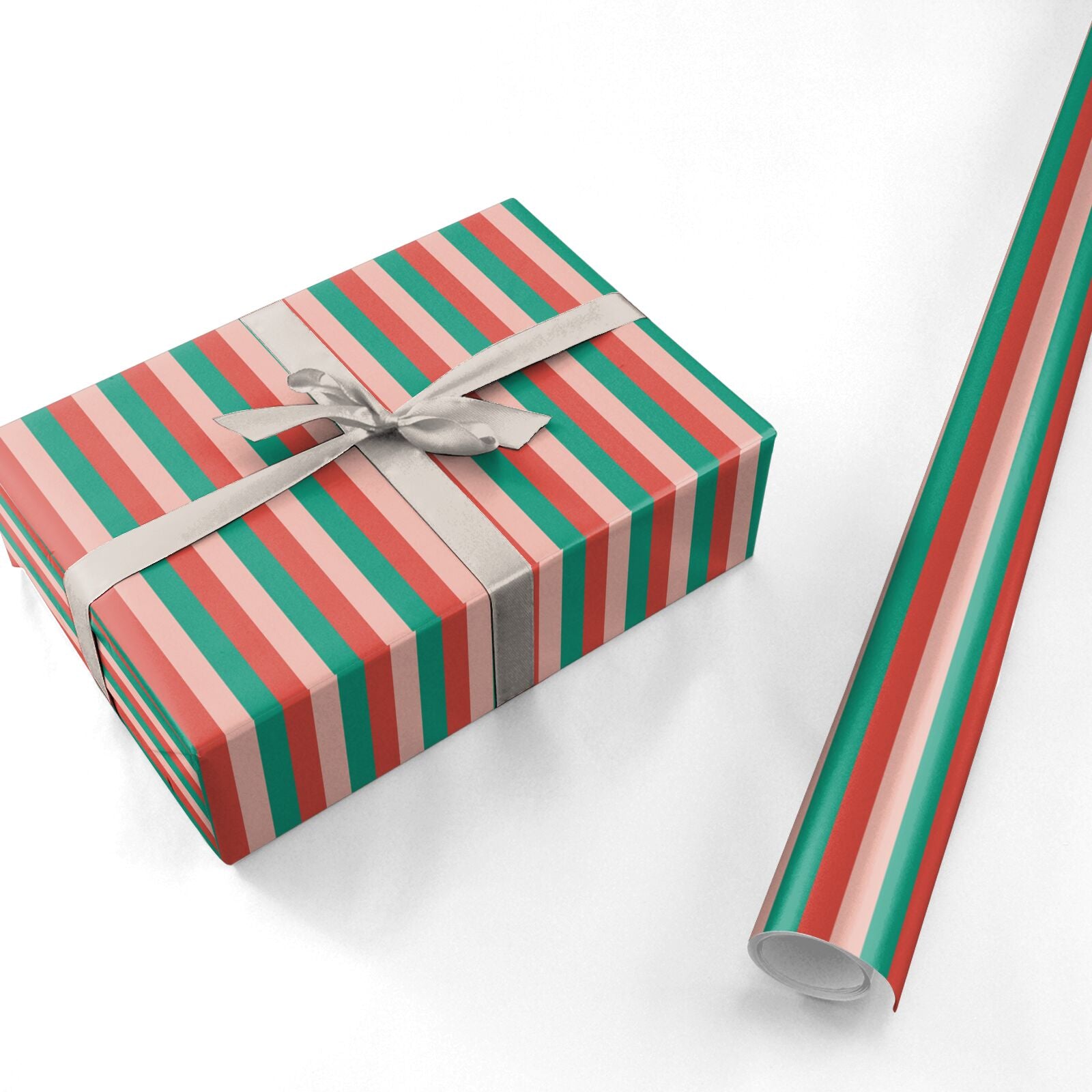 Modern Stripe Personalised Wrapping Paper