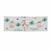 Monkey Personalised Happy Birthday 6x2 Banner