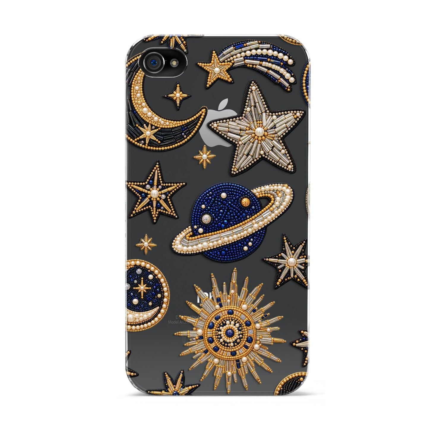 Moonlit Charms Beaded Celestial Apple iPhone 4s Case
