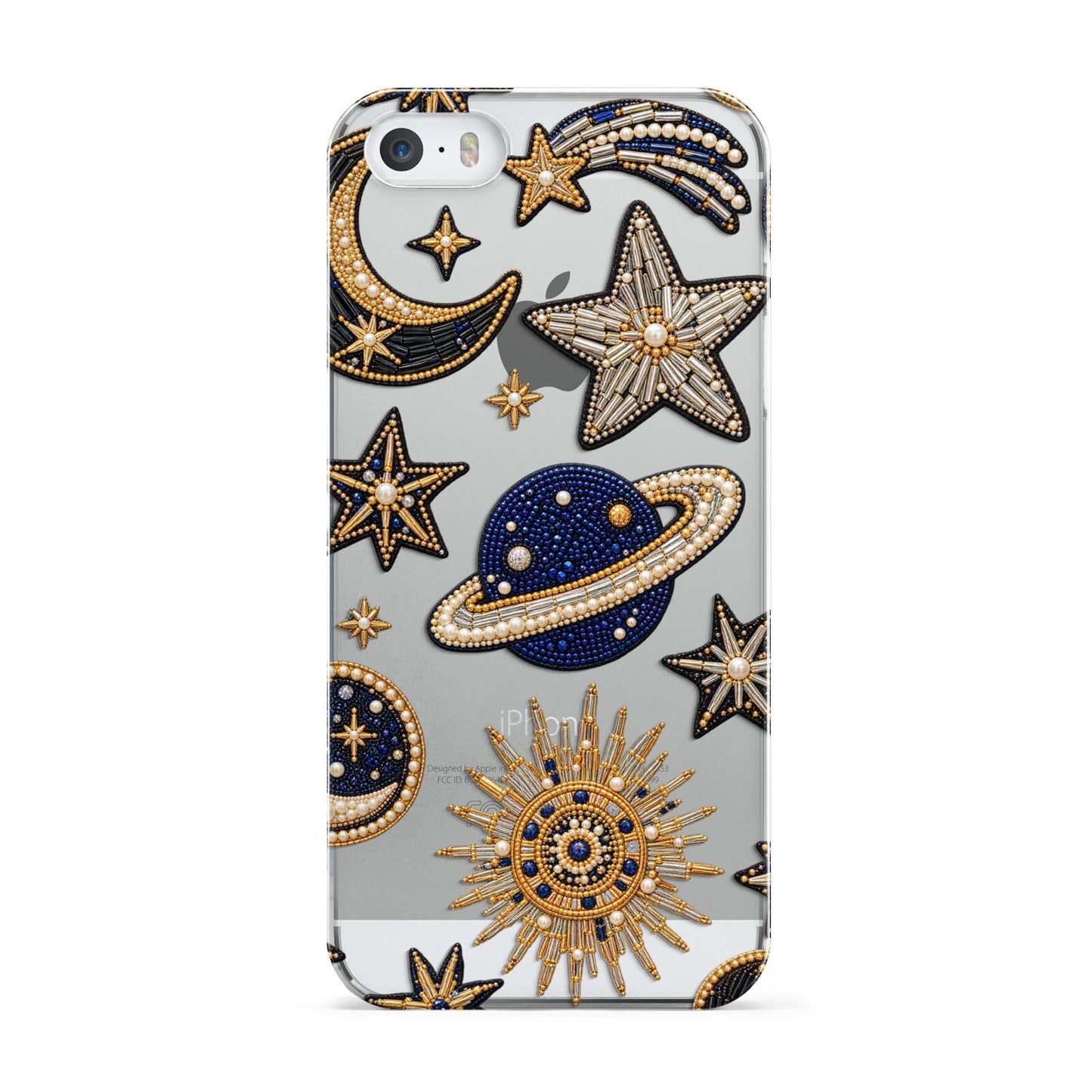 Moonlit Charms Beaded Celestial Apple iPhone 5 Case