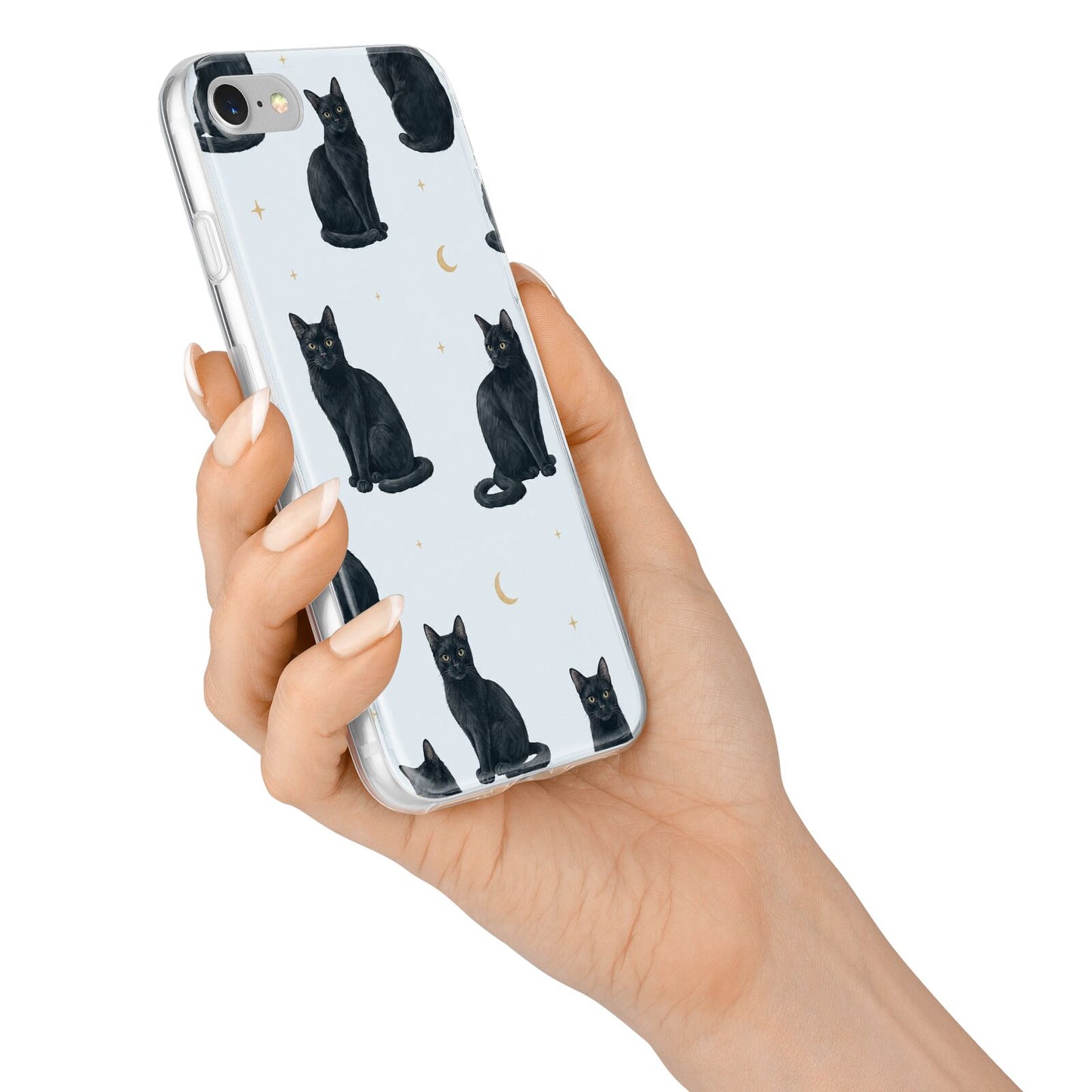 Moonlit Mews iPhone 7 Bumper Case on Silver iPhone Alternative Image