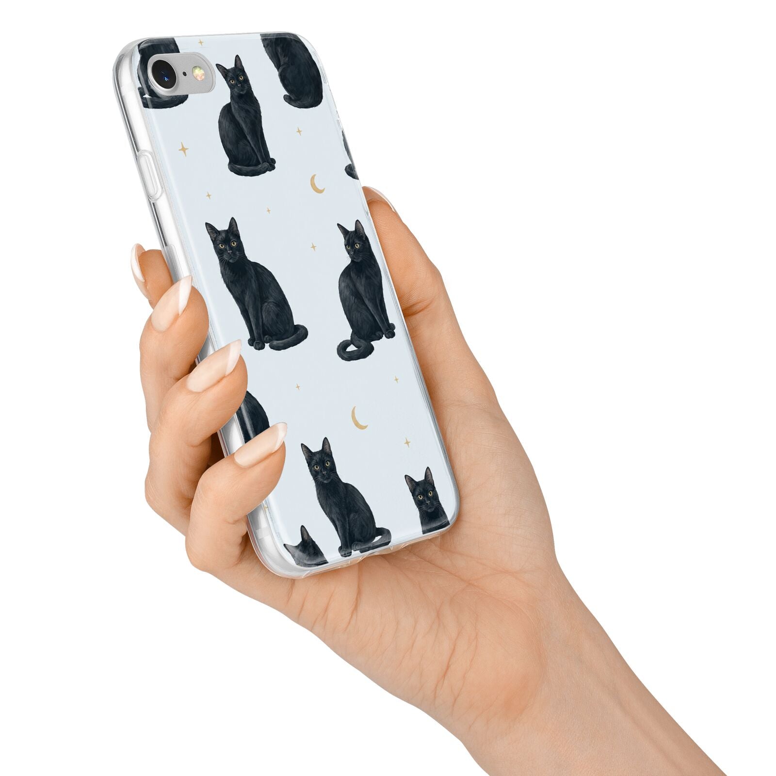 Moonlit Mews iPhone 7 Bumper Case on Silver iPhone Alternative Image
