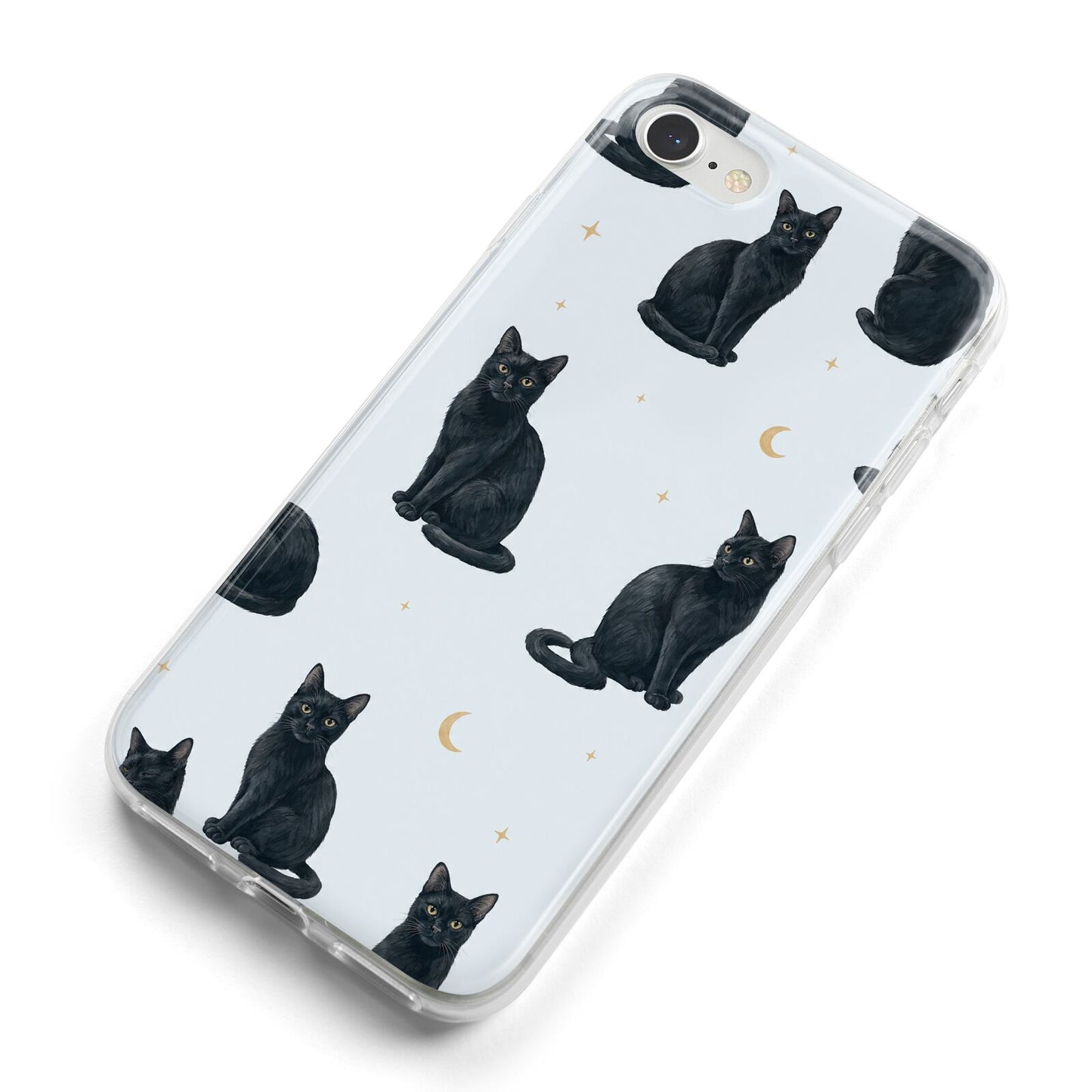 Moonlit Mews iPhone 8 Bumper Case on Silver iPhone Alternative Image