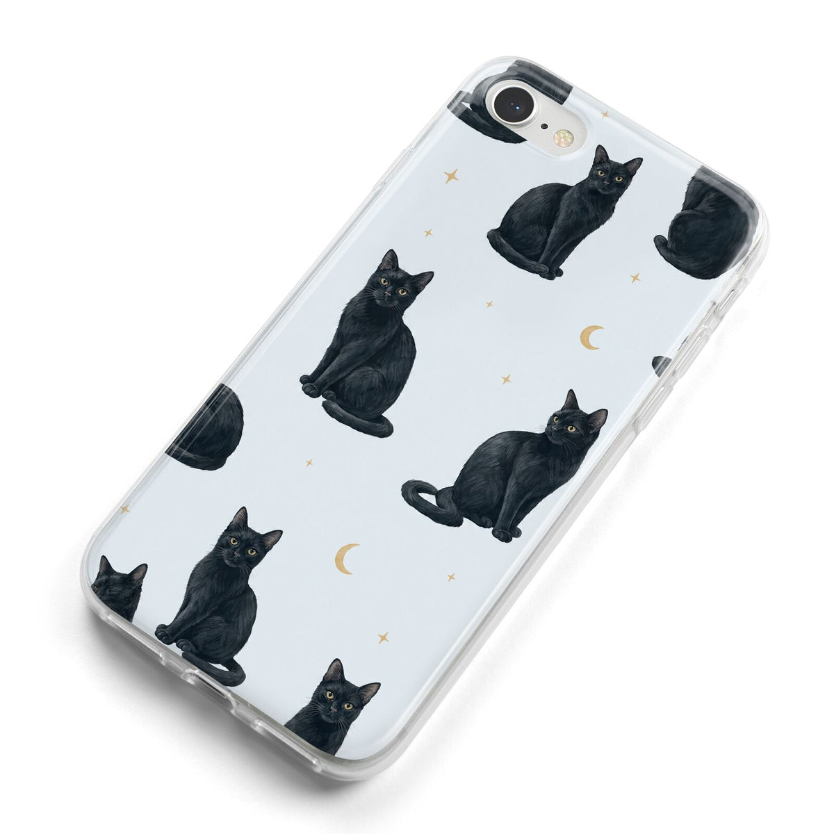Moonlit Mews iPhone 8 Bumper Case on Silver iPhone Alternative Image