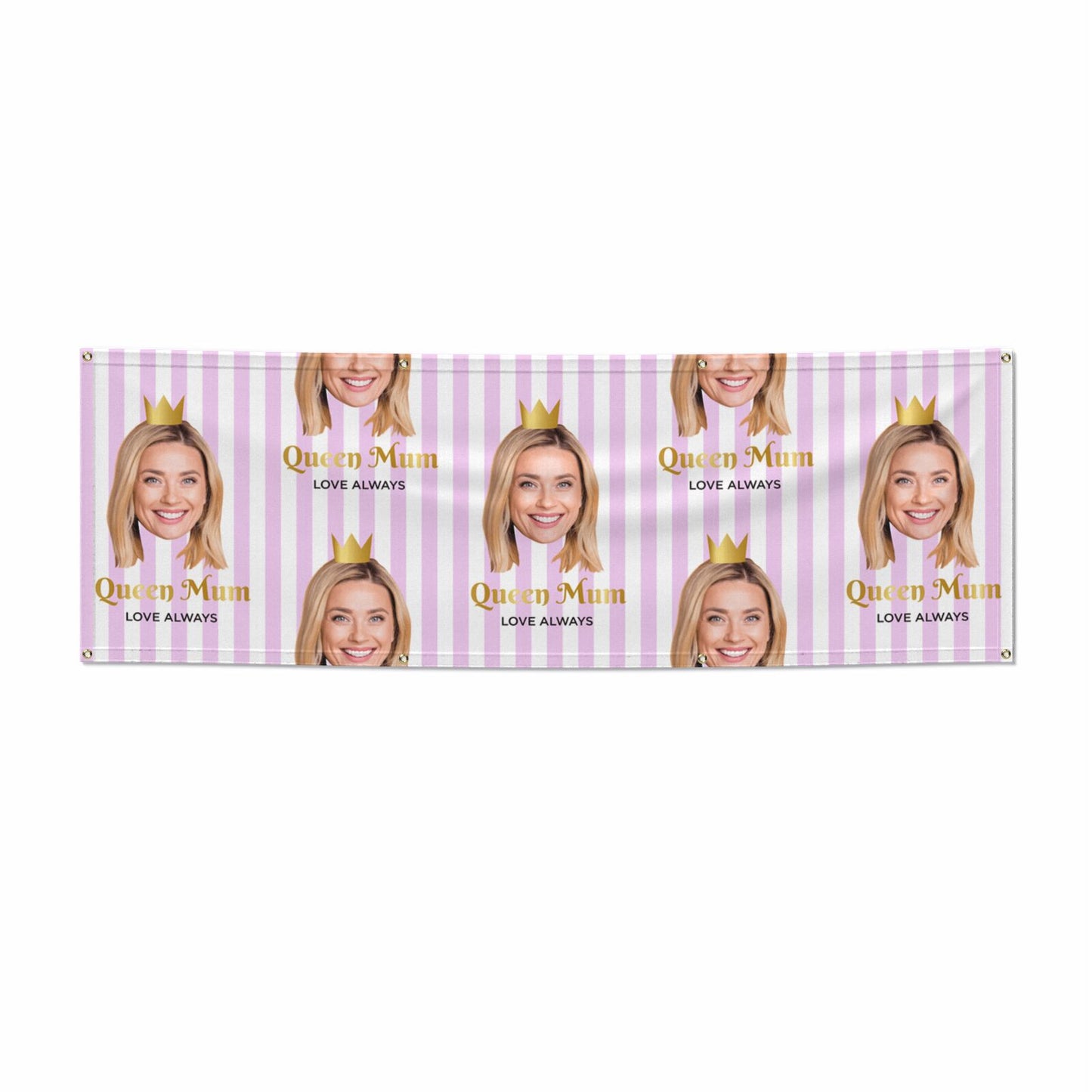 Mothers Day Photo Face 6x2 Banner