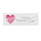 Mothers Day Watercolour Heart 3x1 Paper Banner