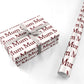 Mum Text Mothers Day Birthday Personalised Wrapping Paper