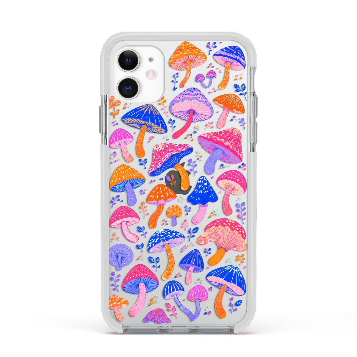 Mushroom Jive Apple iPhone 11 in White with White Impact Case