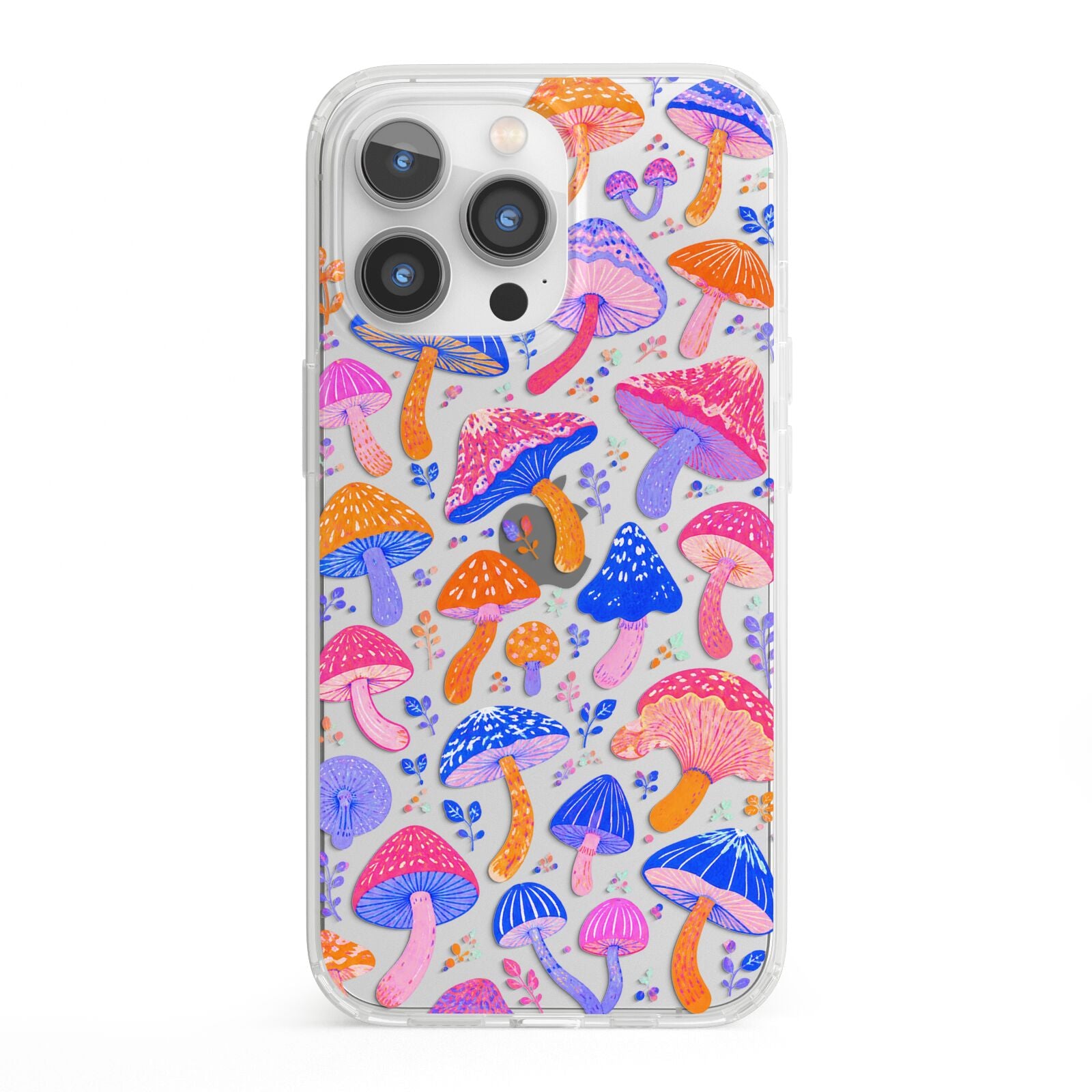 Mushroom Jive iPhone 13 Pro Clear Bumper Case