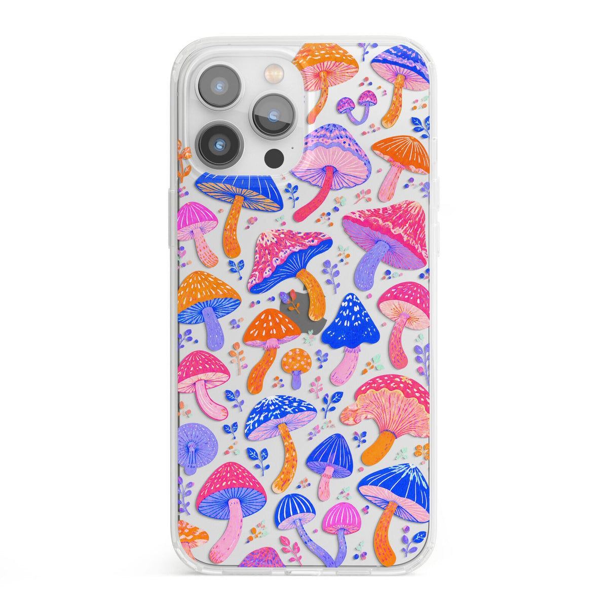 Mushroom Jive iPhone 13 Pro Max Clear Bumper Case