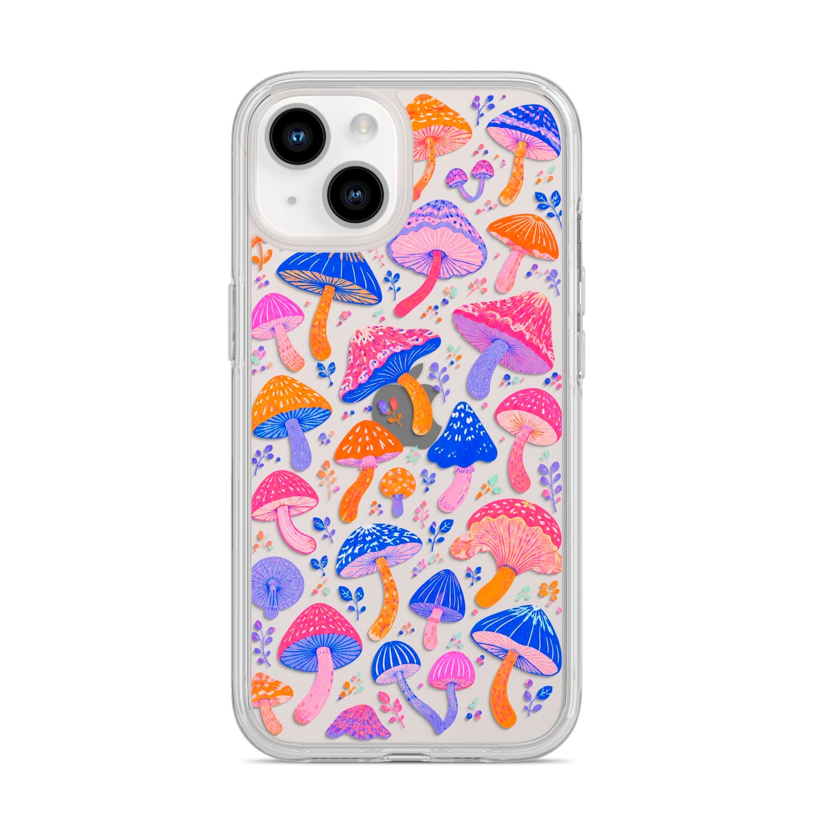 Mushroom Jive iPhone 14 Clear Tough Case Starlight
