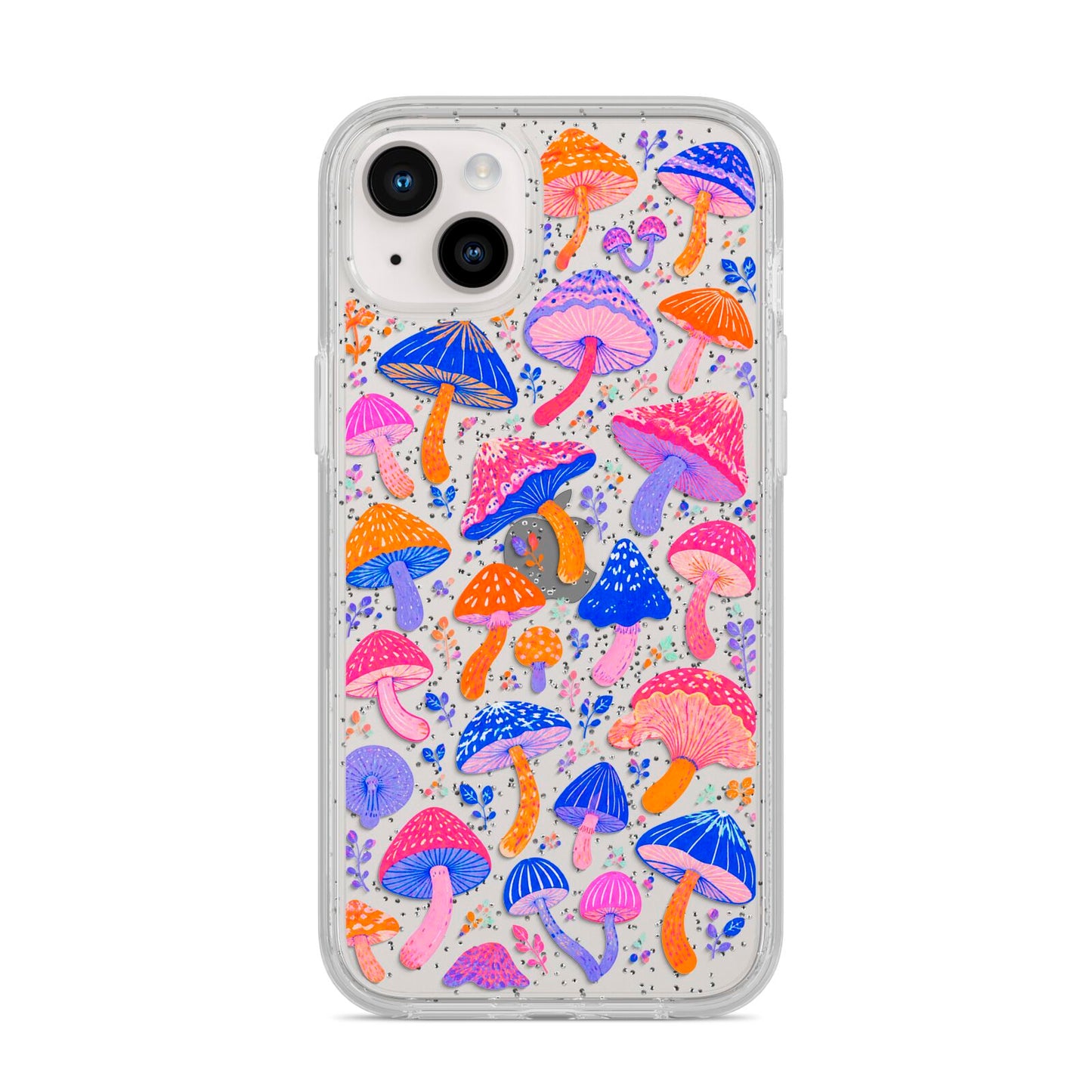 Mushroom Jive iPhone 14 Plus Glitter Tough Case Starlight