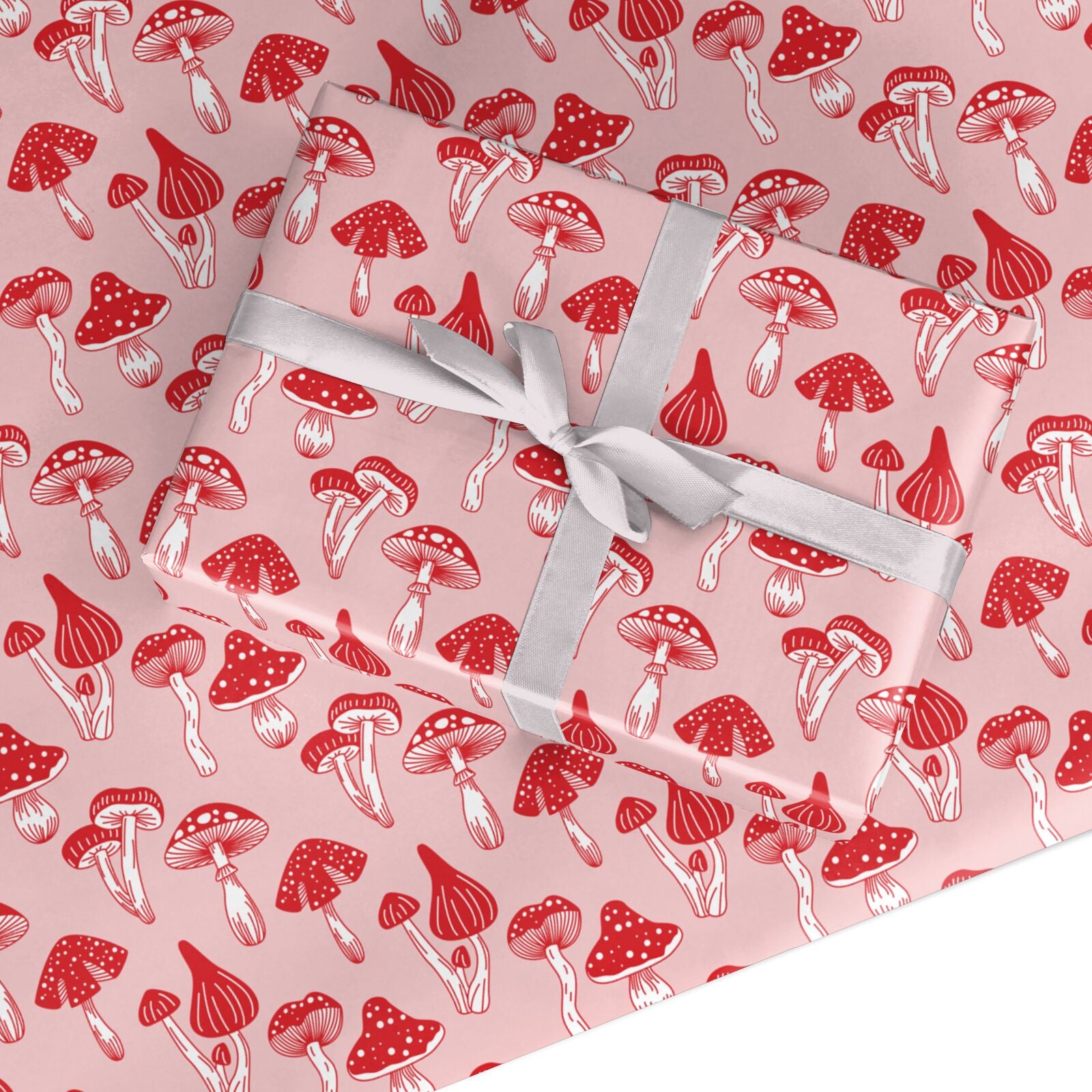 Mushroom Meadow Custom Wrapping Paper