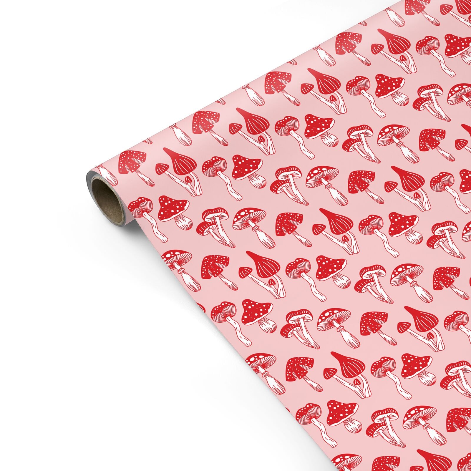 Mushroom Meadow Personalised Gift Wrap