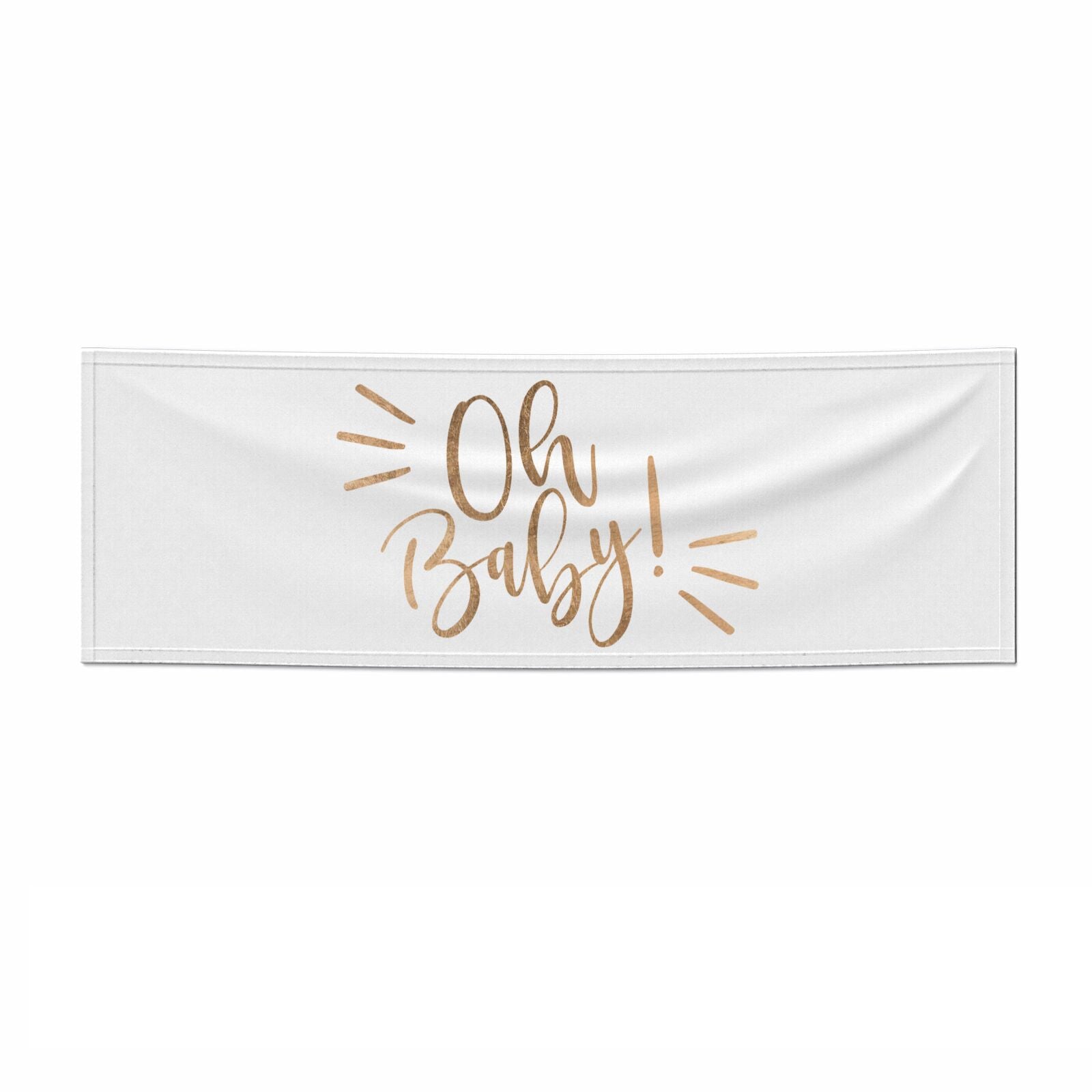 Oh Baby 3x1 Paper Banner
