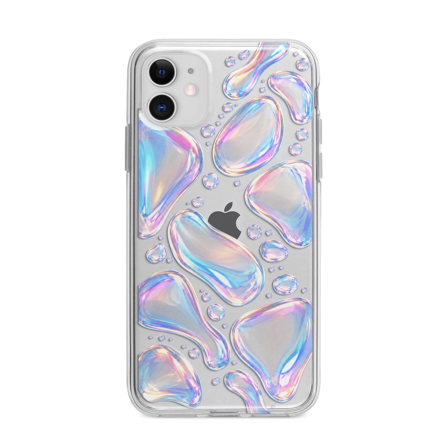 Opal Drift Apple iPhone 11 in White with Bumper Case