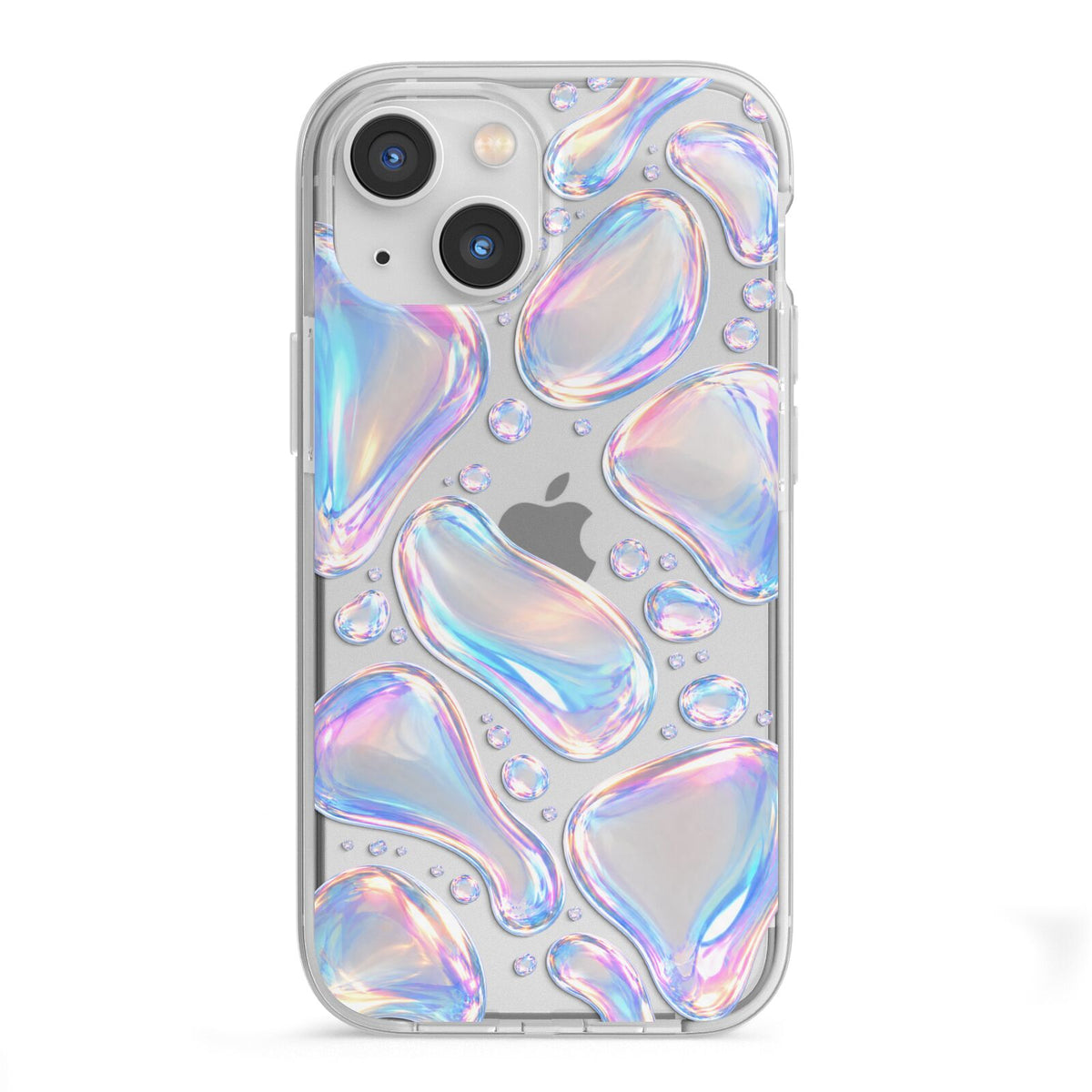 Opal Drift iPhone 13 Mini TPU Impact Case with White Edges