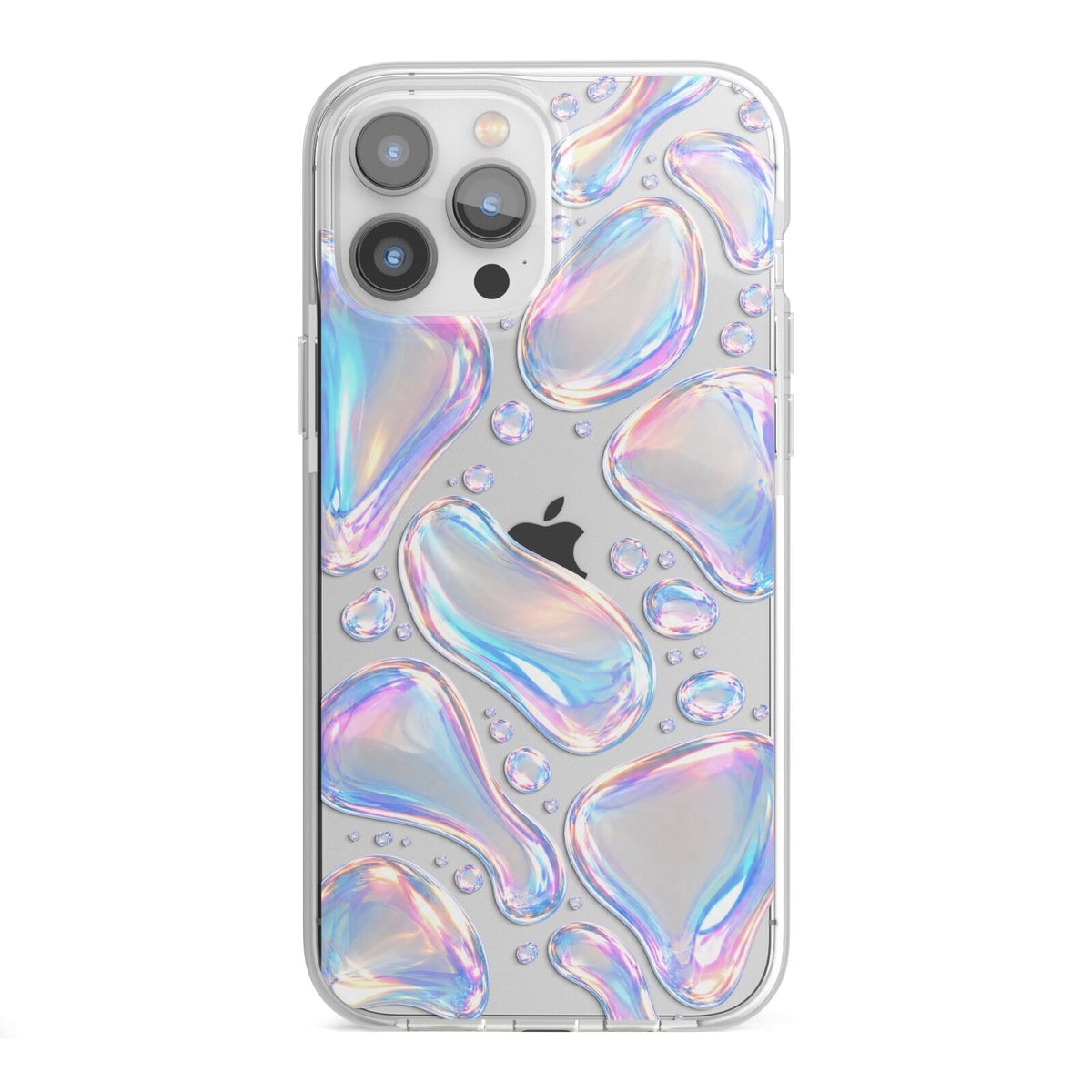 Opal Drift iPhone 13 Pro Max TPU Impact Case with White Edges