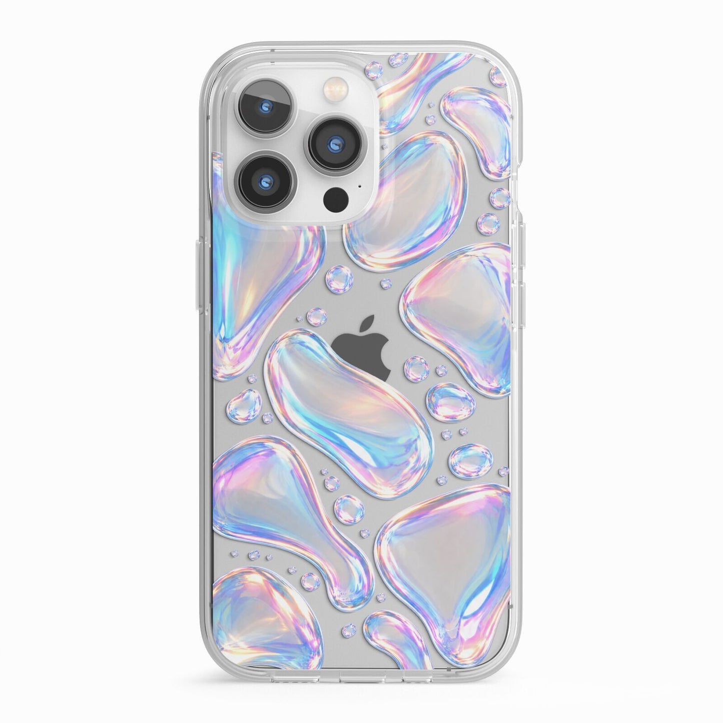 Opal Drift iPhone 13 Pro TPU Impact Case with White Edges
