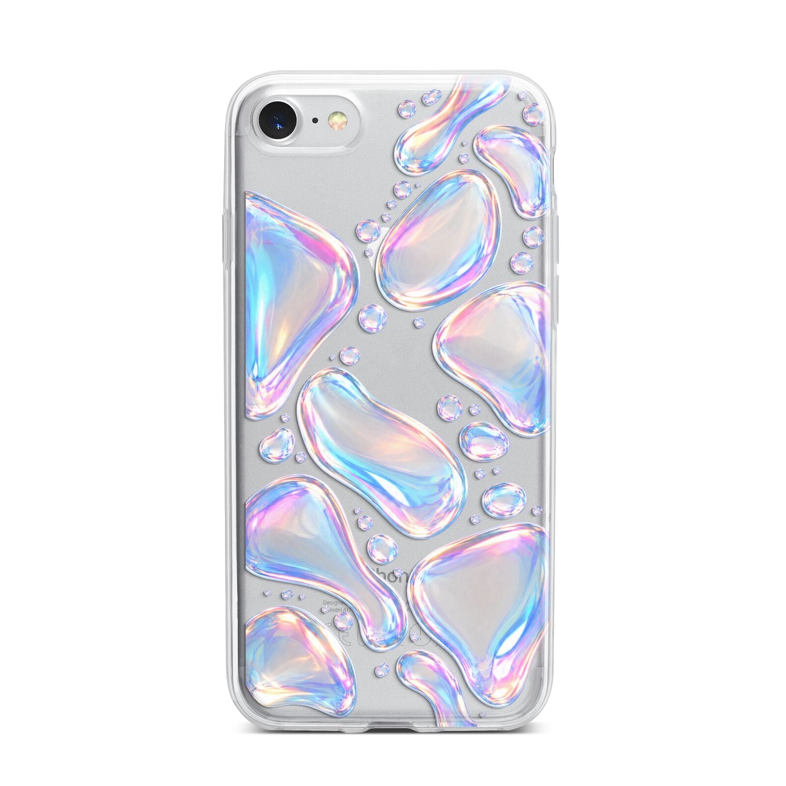 Opal Drift iPhone 7 Bumper Case on Silver iPhone
