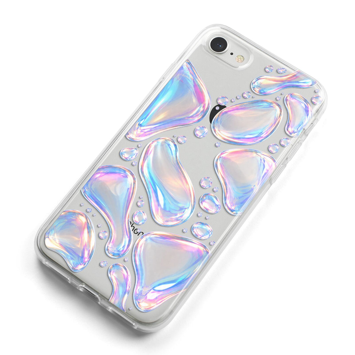 Opal Drift iPhone 8 Bumper Case on Silver iPhone Alternative Image