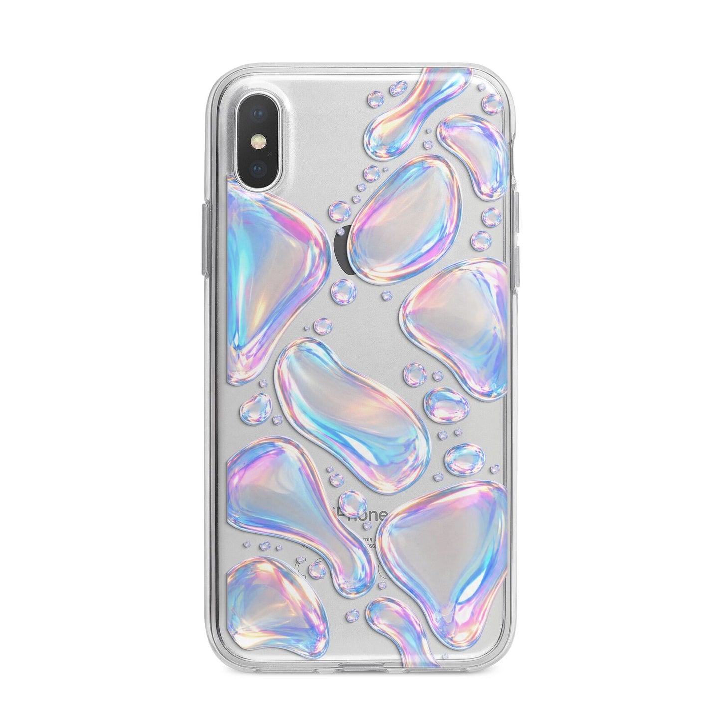 Opal Drift iPhone X Bumper Case on Silver iPhone Alternative Image 1