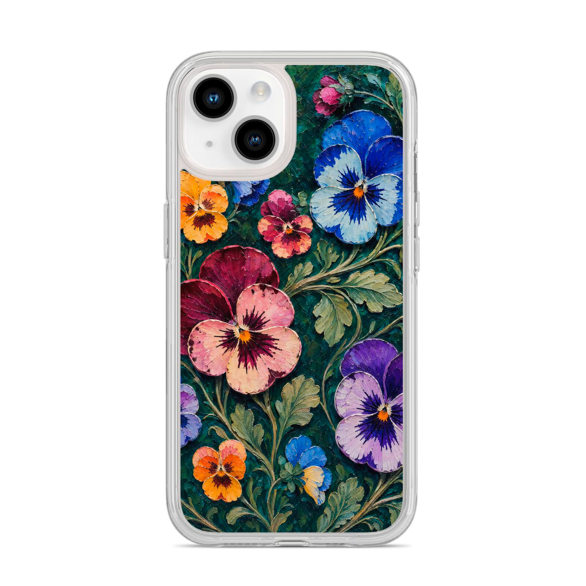 Pansy Parade iPhone 14 Clear Tough Case Starlight
