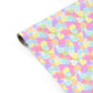 Pastel Candy Hearts Personalised Gift Wrap