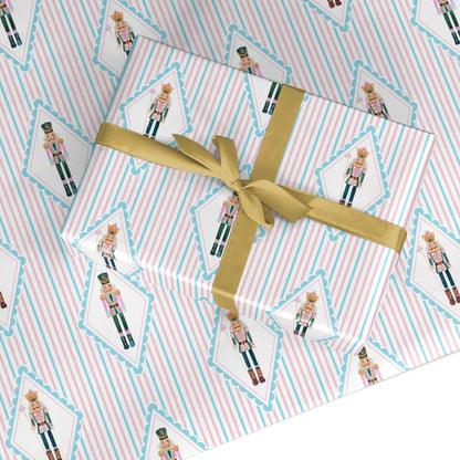 Pastel Nutcracker Parade Custom Wrapping Paper