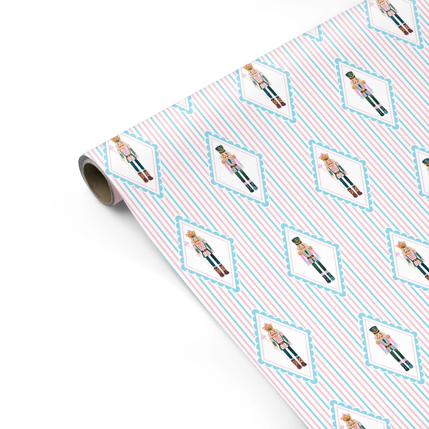 Pastel Nutcracker Parade Personalised Gift Wrap
