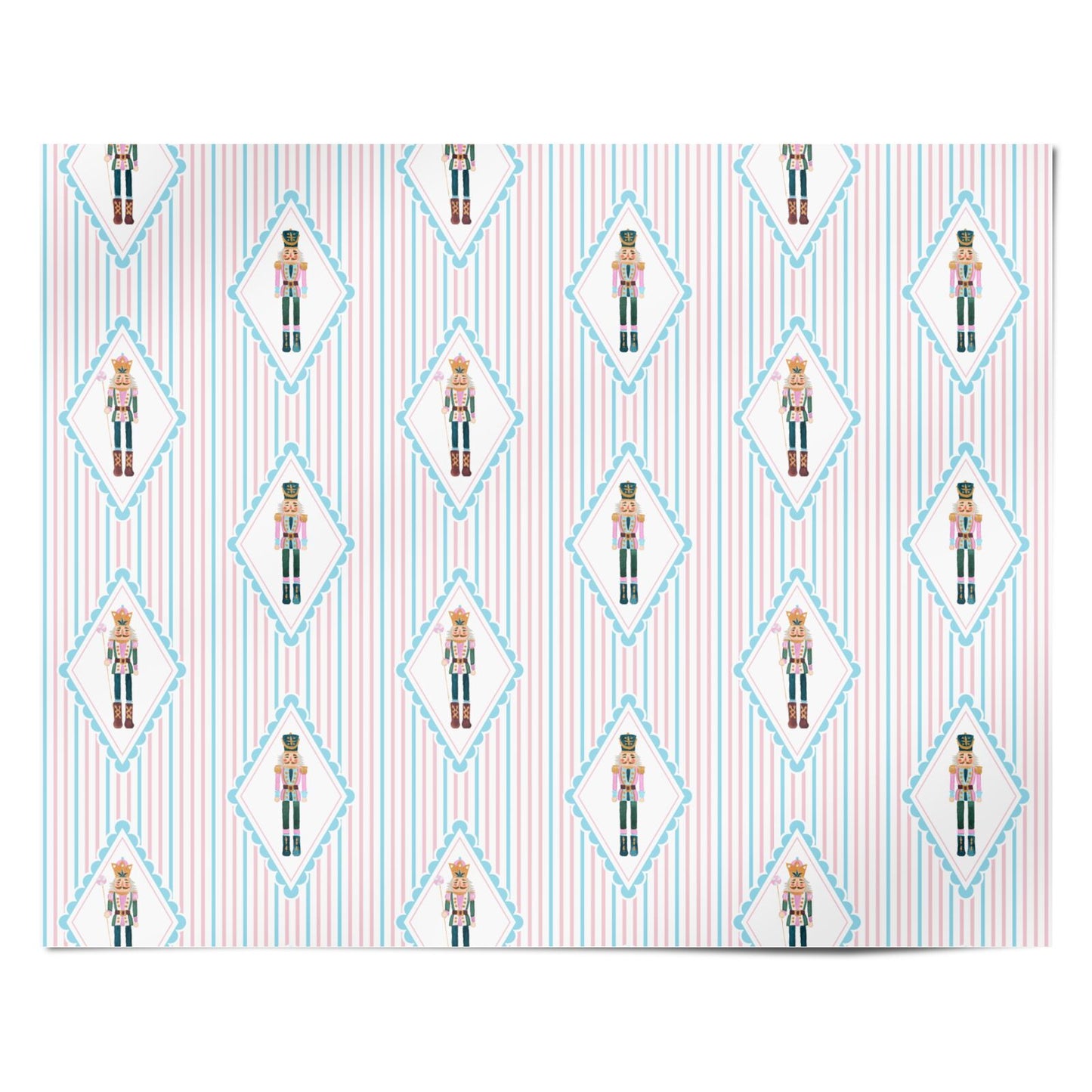Pastel Nutcracker Parade Personalised Wrapping Paper Alternative