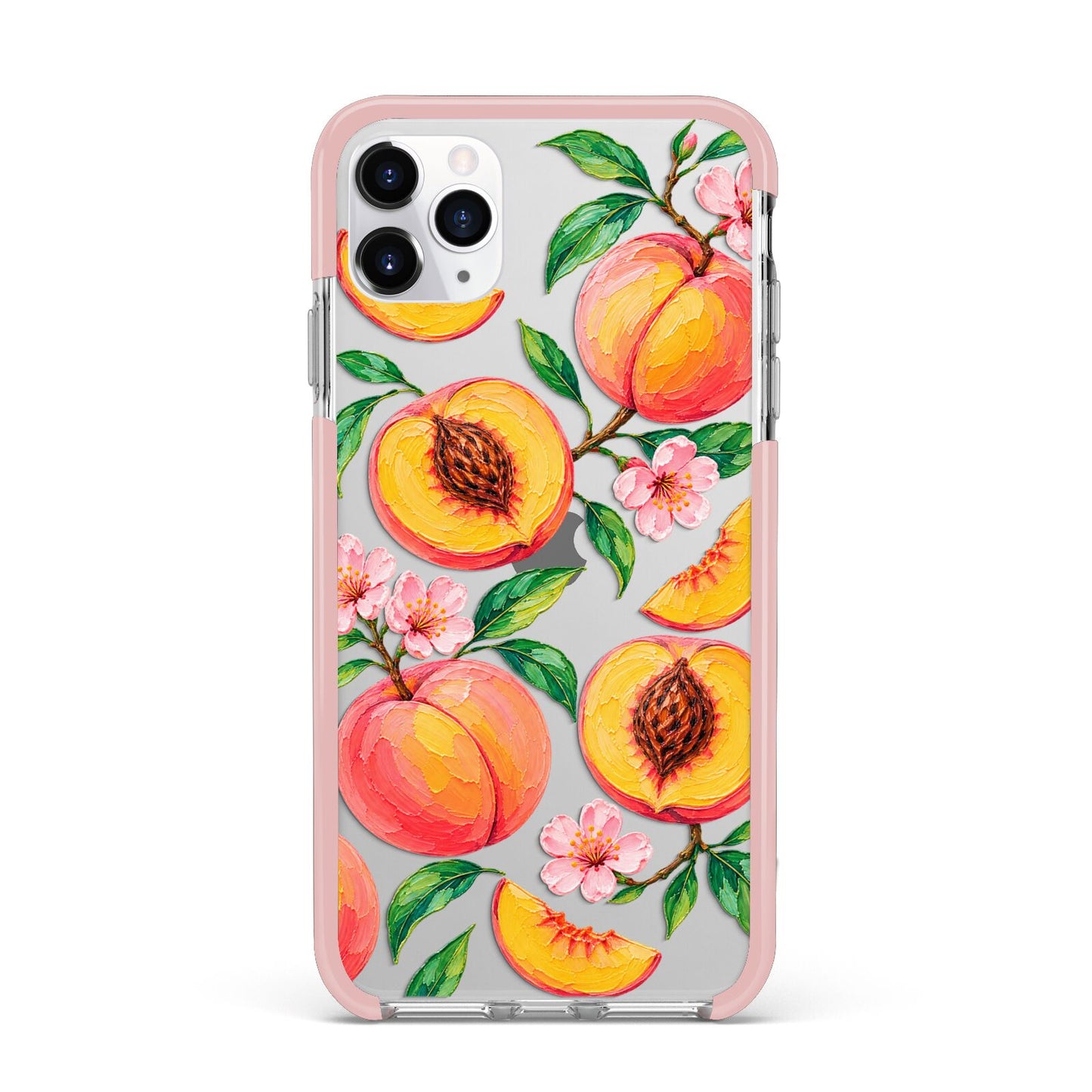 Peach Sorbet iPhone 11 Pro Max Impact Pink Edge Case