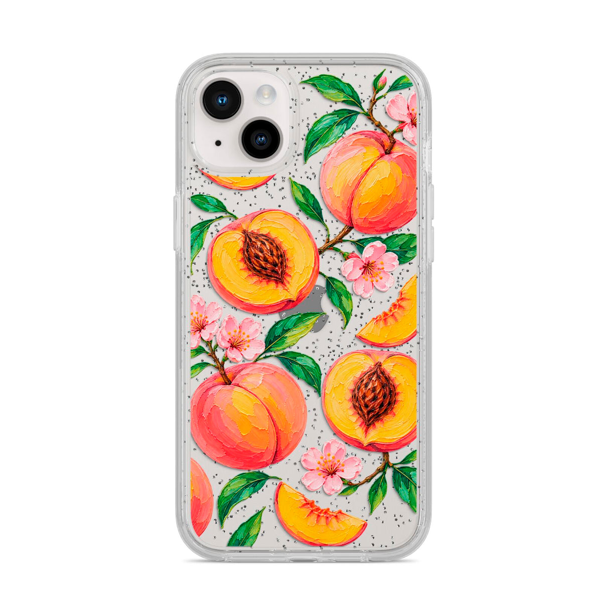 Peach Sorbet iPhone 14 Plus Glitter Tough Case Starlight