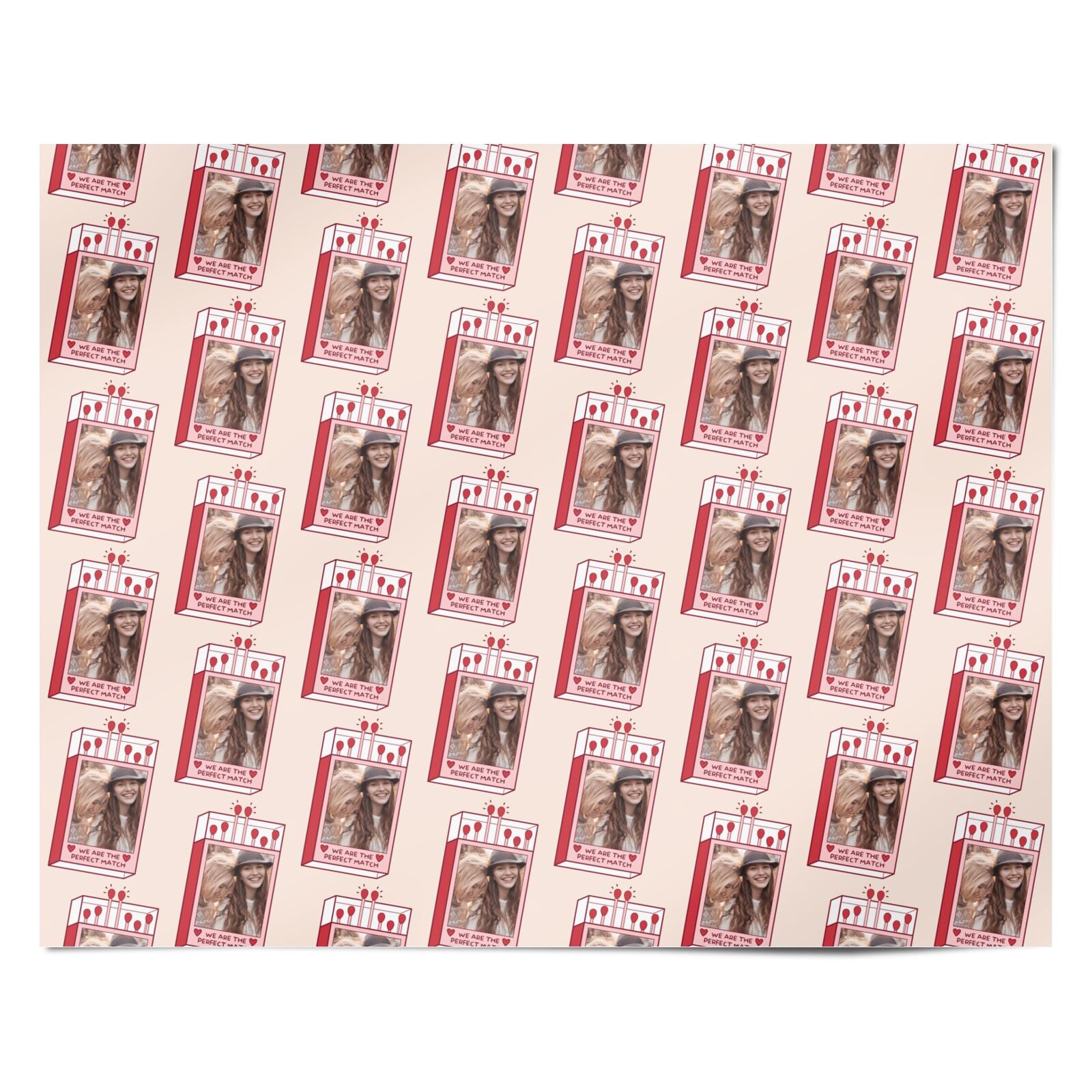 Perfect Match Personalised Photo Personalised Wrapping Paper Alternative