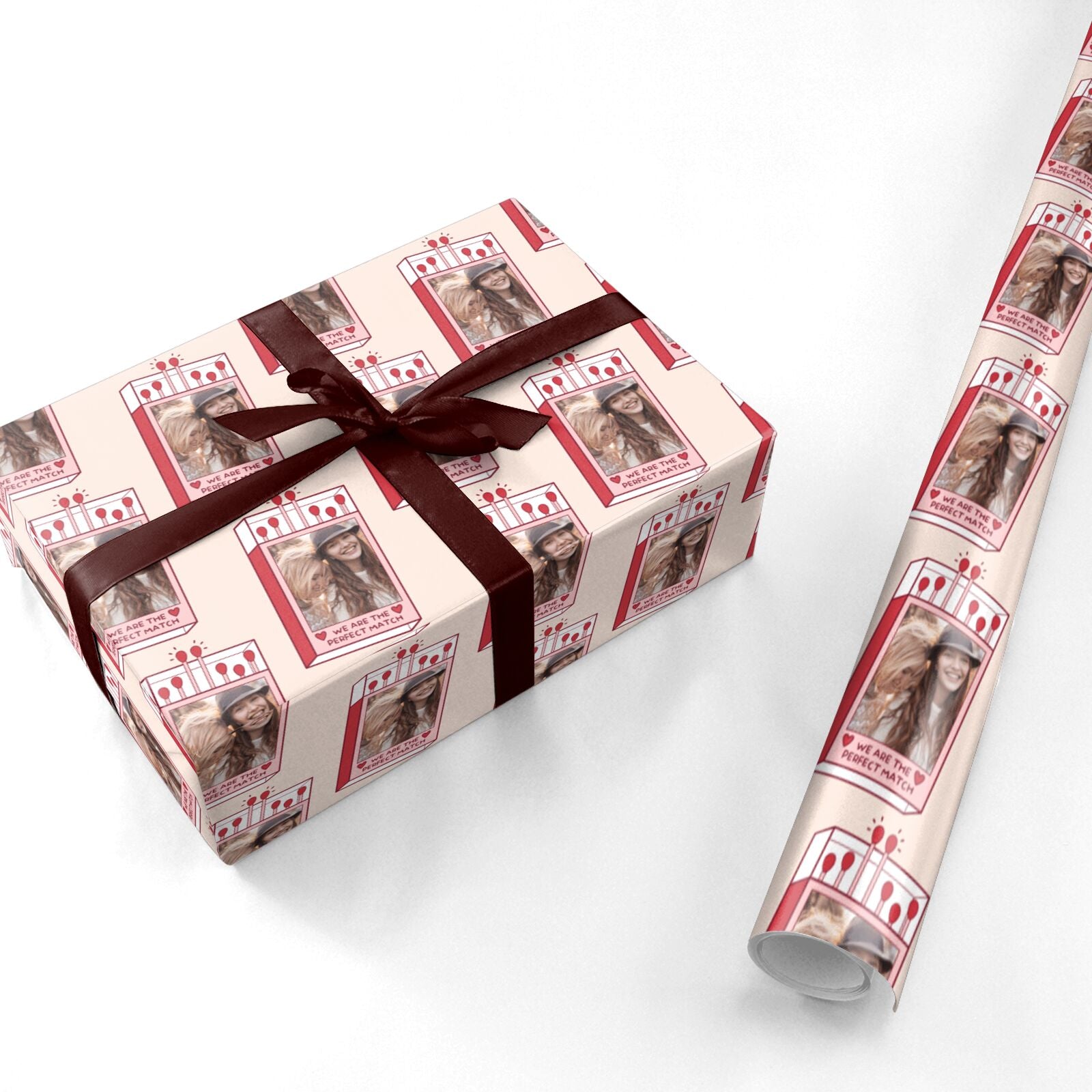 Perfect Match Personalised Photo Personalised Wrapping Paper