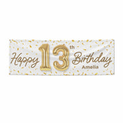 Personalised 13th Birthday 6x2 Banner