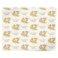 Personalised 42nd Birthday Personalised Wrapping Paper Alternative
